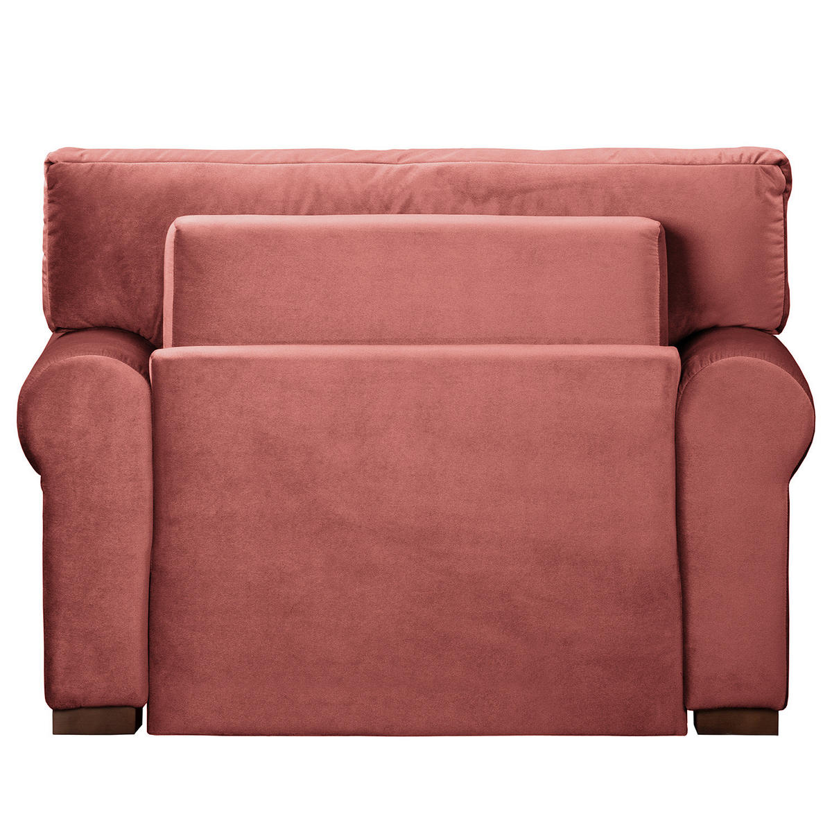 SCHLAFSOFA mit Husse - Buchefarben/Kupferfarben, Buchenholz/Textil (125/90/90cm) - home24
