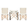GARTENMÖBEL-SET 3 TLG. Banzi - Beige, Textil/Metall - casa.pro