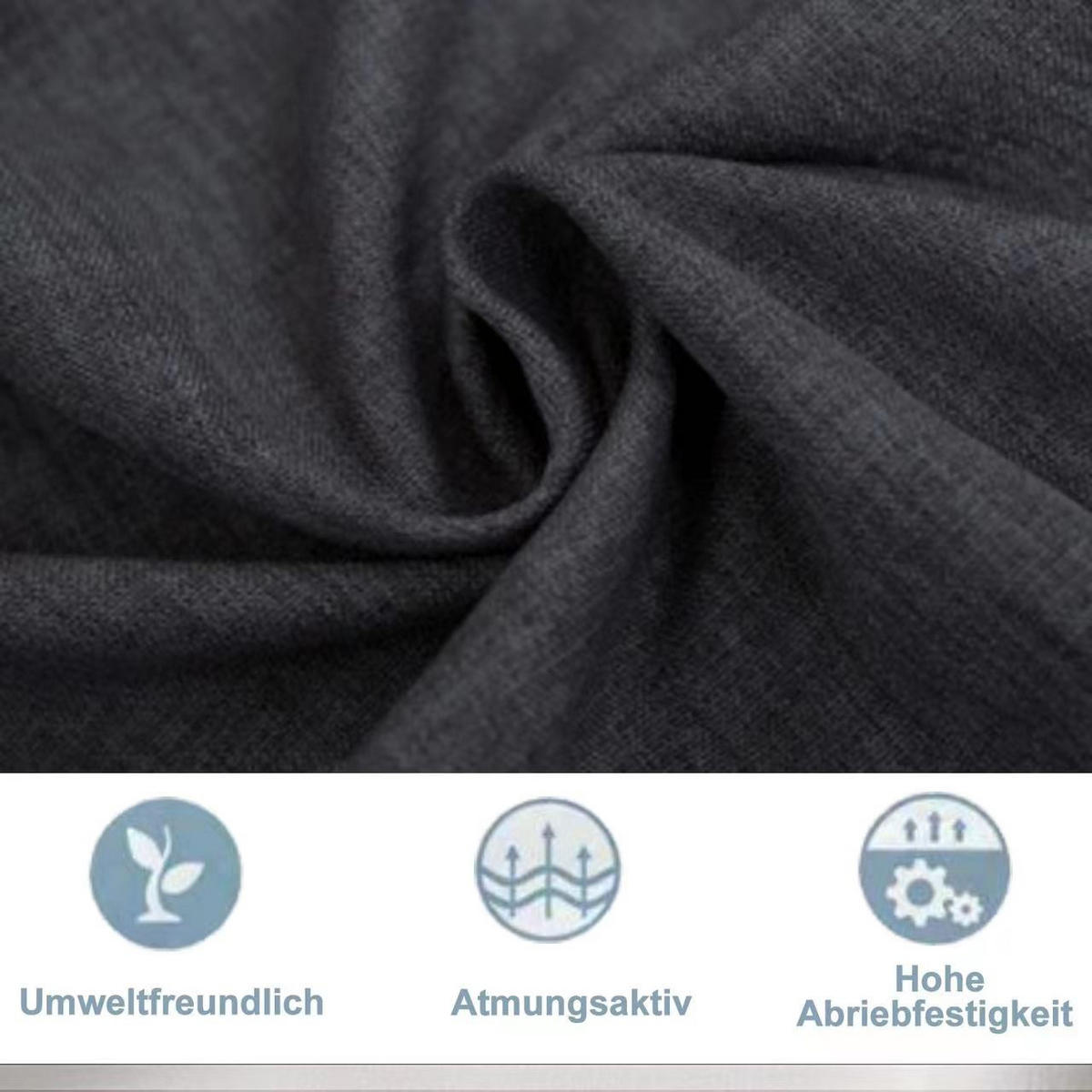POLSTERBETT 160x200 cm, Grau, mit USB & LED - Grau, Textil/Metall (160/200cm)