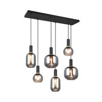 HÄNGELAMPE DIVA - Schwarz - 0/0/150 cm - Schwarz, Metall (92/92/150cm) - Trio Leuchten