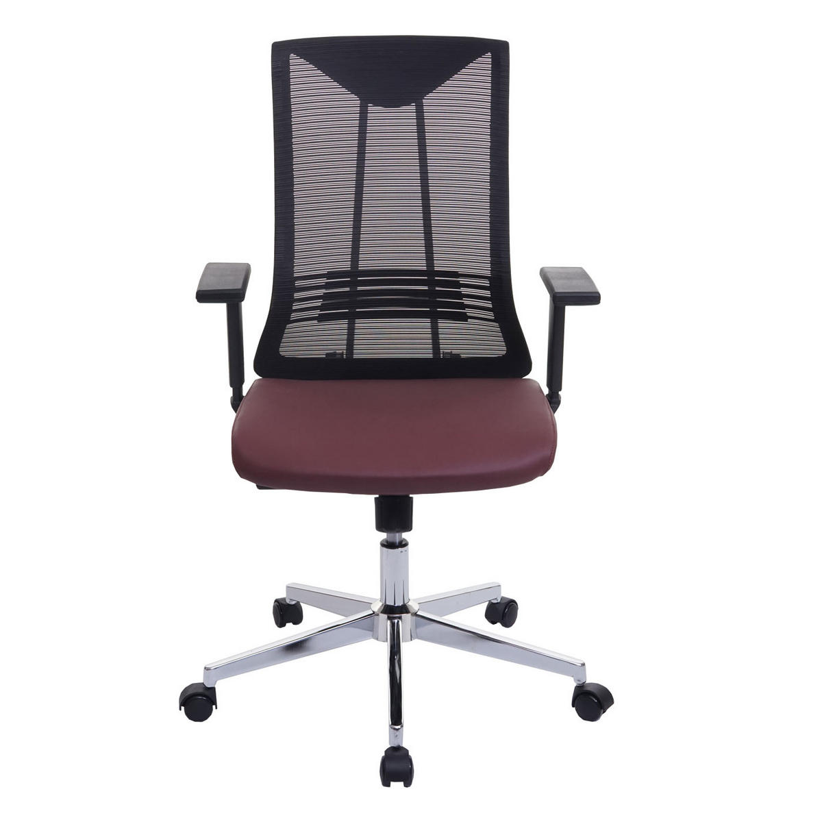 BÜROSTUHL Rot - Rot, Textil (65/110/66cm) - MCW