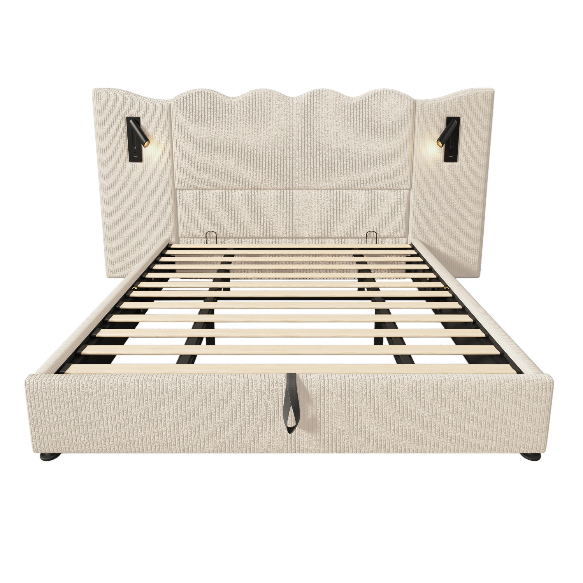 Pangivo Polsterbett Beige