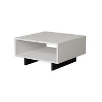COUCHTISCH mit 1 Regal L60 cm - Hola - Weiß, Holzwerkstoff (60/60/32cm) - Calicosy