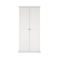 KLEIDERSCHRANK mit 2 Rahmen-Türen south 95,7/63,1/200 cm - Weiß, Holzwerkstoff (63.1/200/95.7cm) - Calicosy
