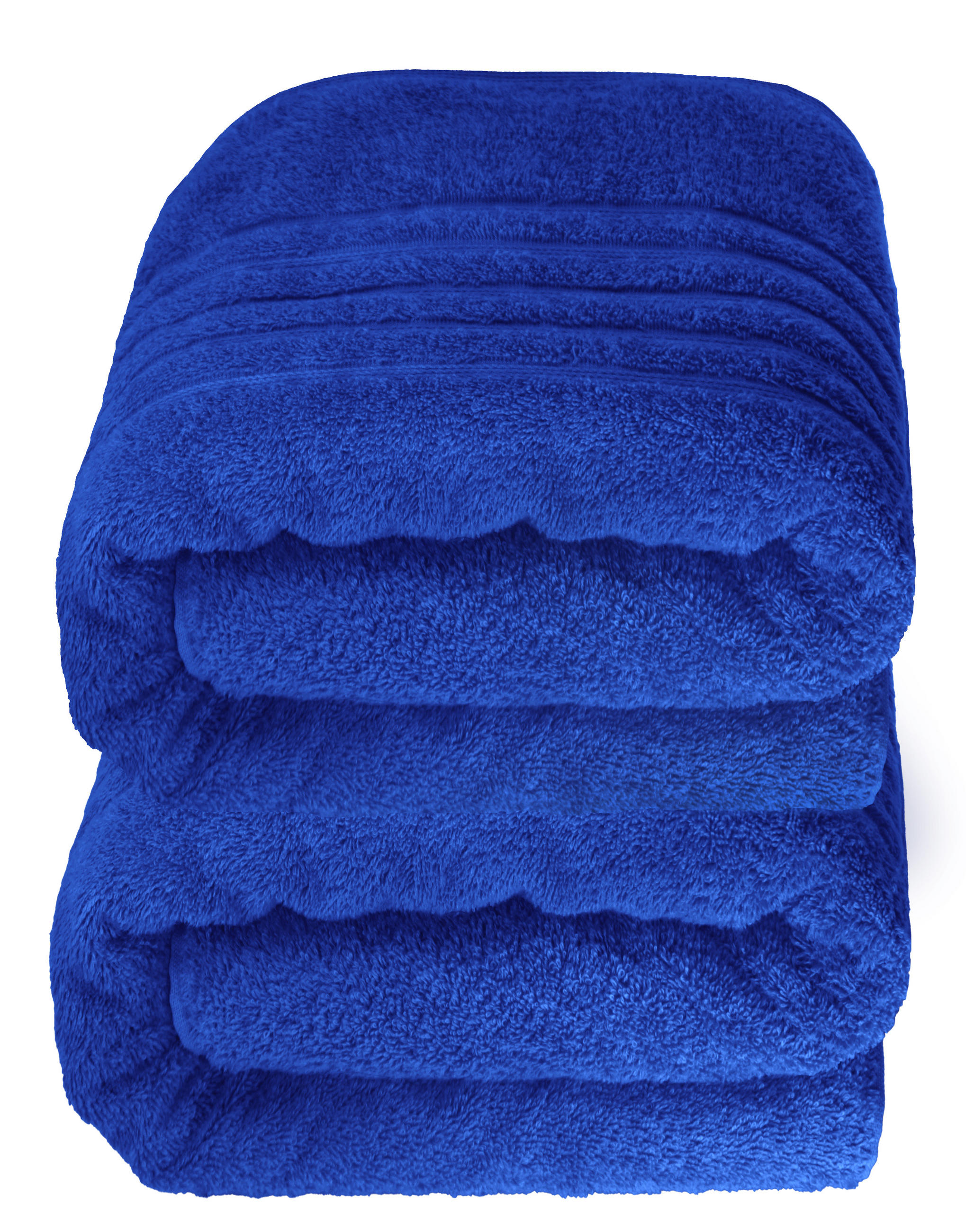SAUNATUCH 80x200 cm 2er Set London Azur Blau - Blau, Textil (80/200cm) - Lashuma