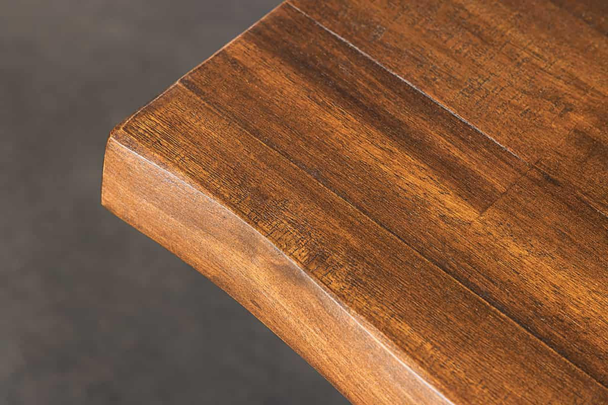 COUCHTISCH GENESIS Akazie kufen Braun 110cm - Schwarz/Braun, Holz/Metall (69/110/46cm) - riess-ambiente