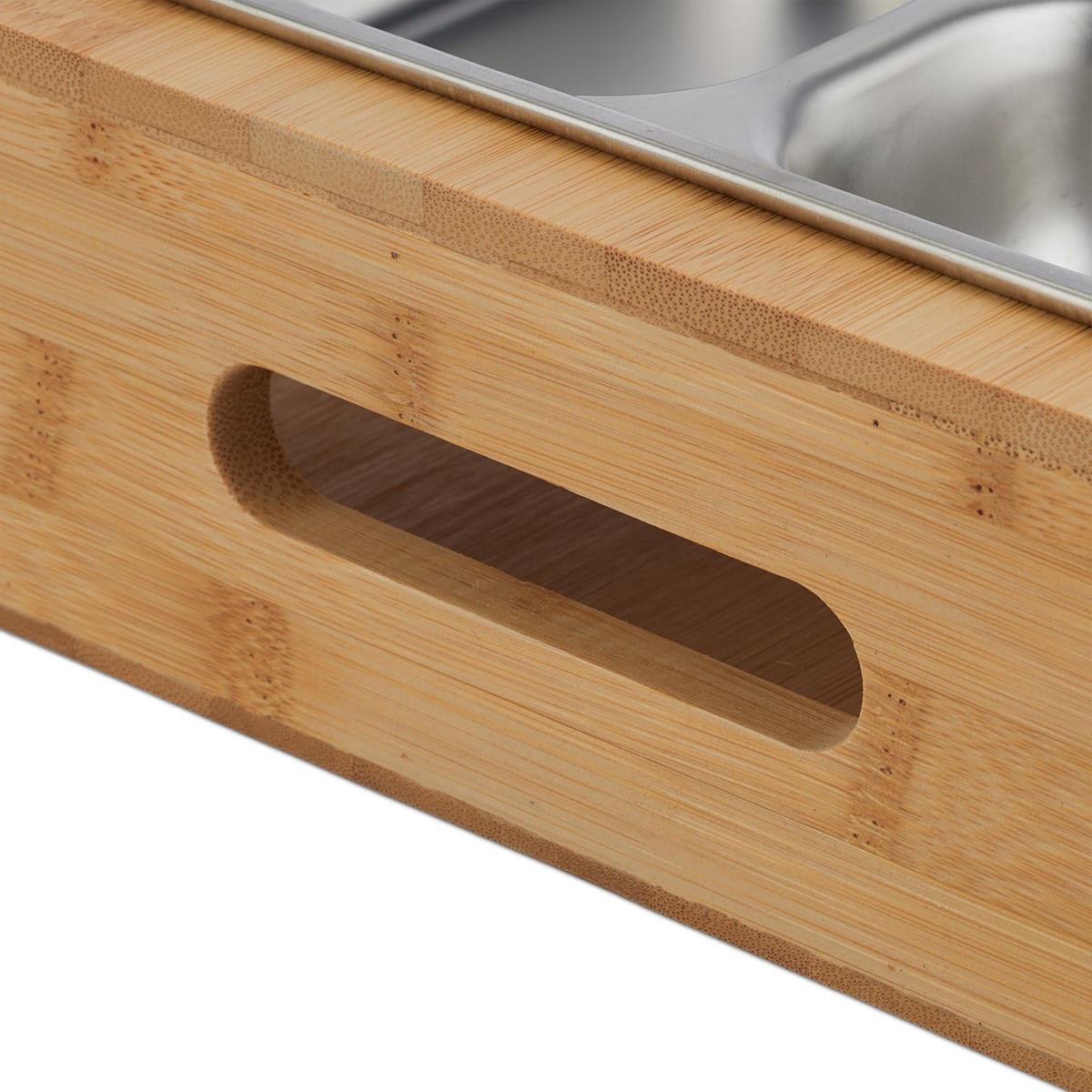 COUCHBAR - Hellbraun, Holz/Metall (36.5/8/25cm) - Relaxdays