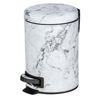 BADKORB 3 Liter Onyx 22,5/17/25 cm - Grau, Metall (17/25/22.5cm) - Wenko