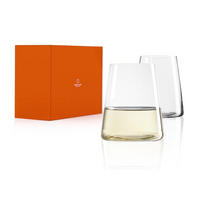POWER Weißweinbecher 2er Set - Transparent, Glas (0.38L) - Stölzle