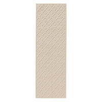 LÄUFER Leo Cream 70x200 cm - Creme, Kunststoff (70/200cm) - benuta