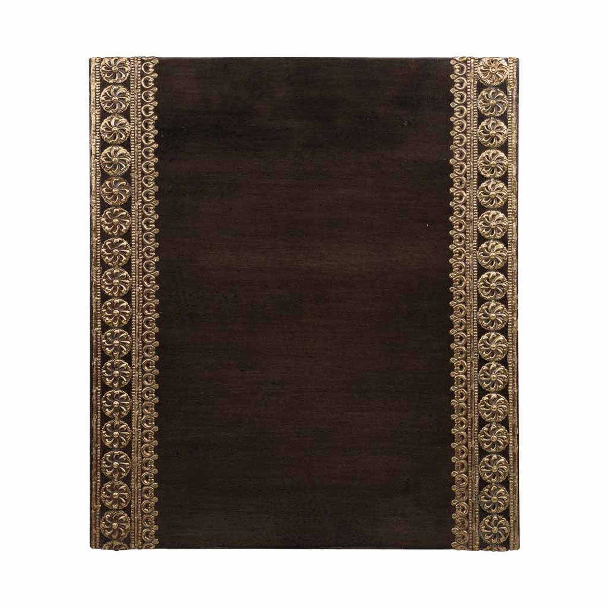 TISCH aus Metall und Holz, grau, 35x40x43cm - Multicolor, Holz (40/35/43cm) - Wanderlust