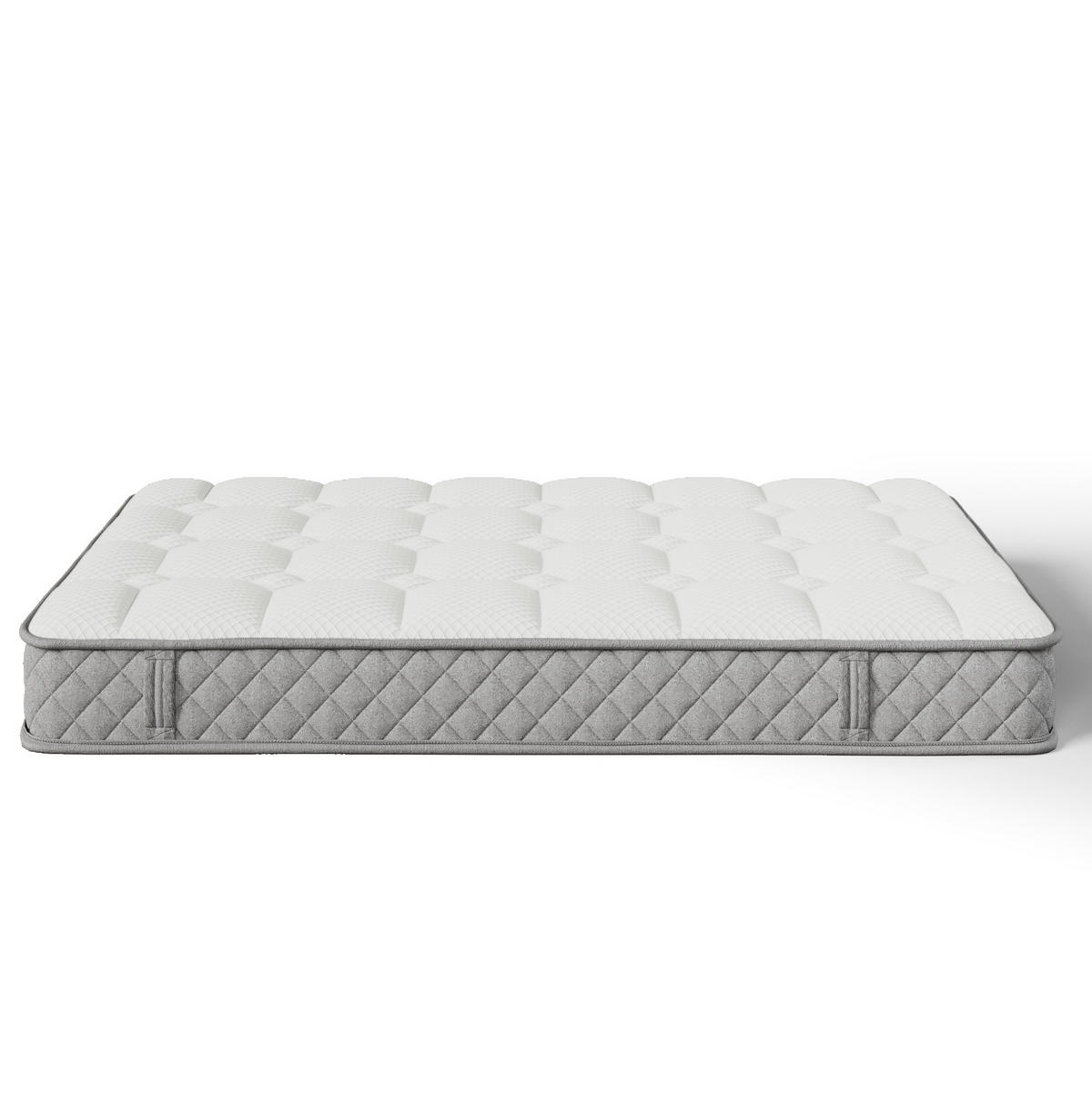 POLSTERBETT 90/200 cm mit LED-Beleuchtung, USB- und Type-C-Anschluss, hydraulischem Stauraum und Matratze, Grau - Grau, Textil (90/200cm) - Redom