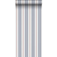 TAPETE Streifen 53 cm x 10.05 m - Blau, Papier (53/1000cm) - Sanders & Sanders