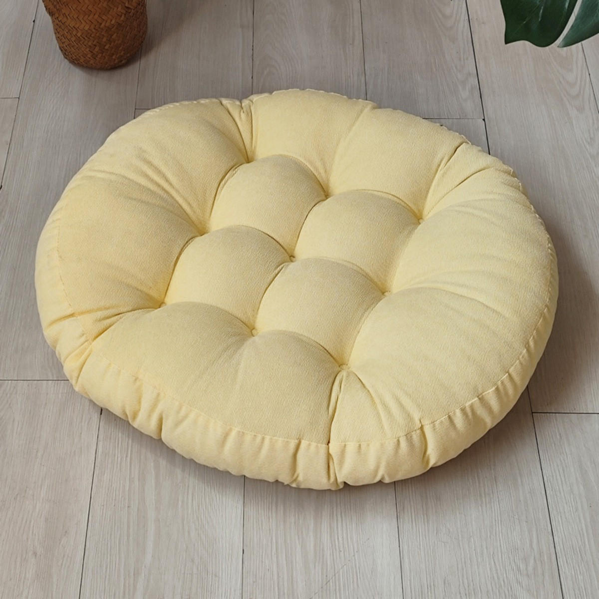 GARTENHOCKERAUFLAGE 55/55 cm - Gelb, Textil (55/55cm) - Authentics