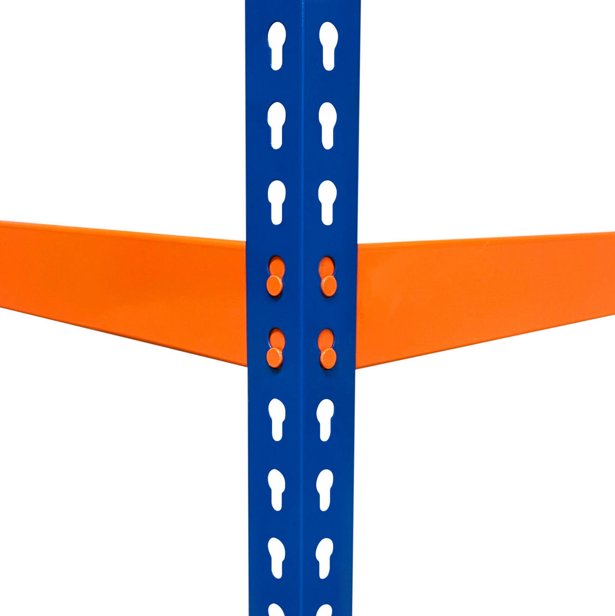 WERKBANK S-Rax Zusätzlicher Regalboden – 180cm x 60cm - Orange, Holzwerkstoff (180/8.5/60cm)