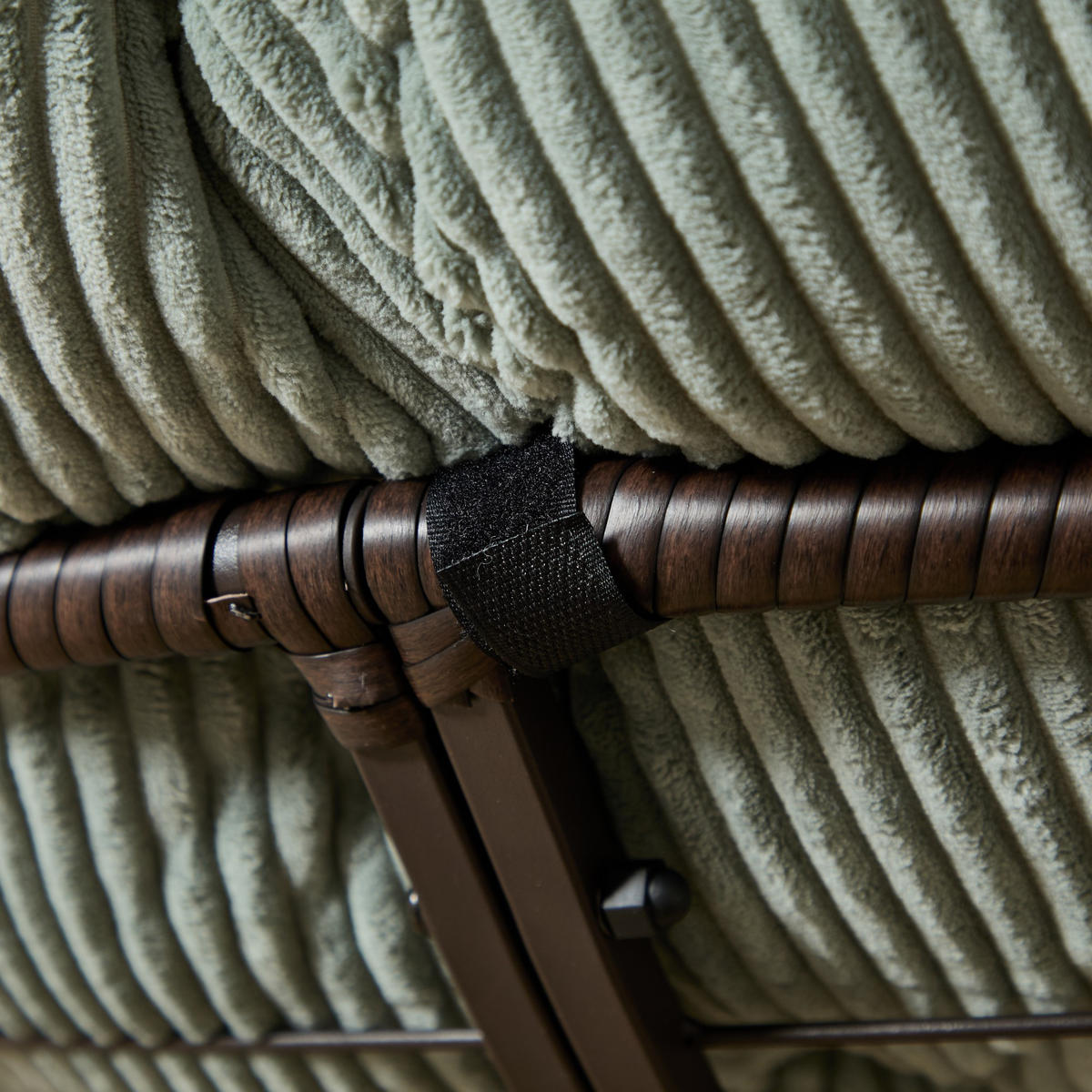 GARTEN-RELAXSESSEL Papasansessel, 360° drehbar,Rattan, Hellgrün - Hellgrün, Metall (60/67/92cm) - LVHOM