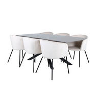 TISCHGRUPPE Beige - Beige, Holzwerkstoff (90/76/190cm) - ebuy24