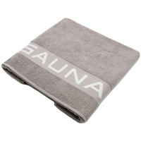SAUNATUCH, 80x200 cm, 100% Baumwolle, Braun - Grau, Textil (80/200cm) - Zollner