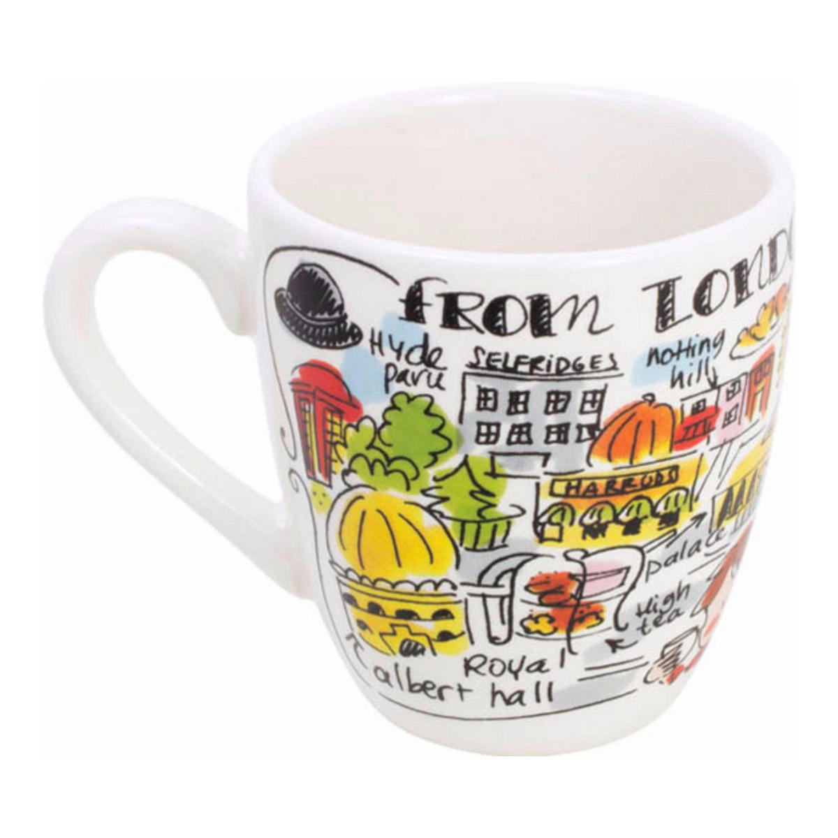 MINI-BECHER London in Bunt - 200 ml - Multicolor, Keramik (0.2L) - Blond Amsterdam
