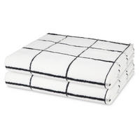 DUSCHTUCH Sensual Skin Karo 2er-Set - Weiß, Textil (75/140cm) - Ross