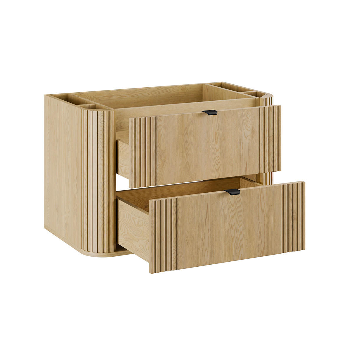 WASCHTISCH 80.4cm Mila Helle Eiche - Braun, Holzwerkstoff (80.4/54/46cm) - Petits-meubles
