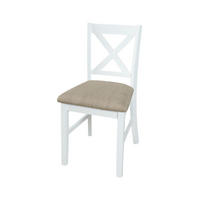 ESSZIMMERSTUHL AVOLA Weiß 46x54x87 cm - Weiß, Holz (46/87/54cm) - FURNLUX