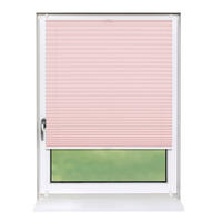PLISSEE Basic ohne Bohren - Hellrosa, Textil (80/210cm) - Deco-Raum
