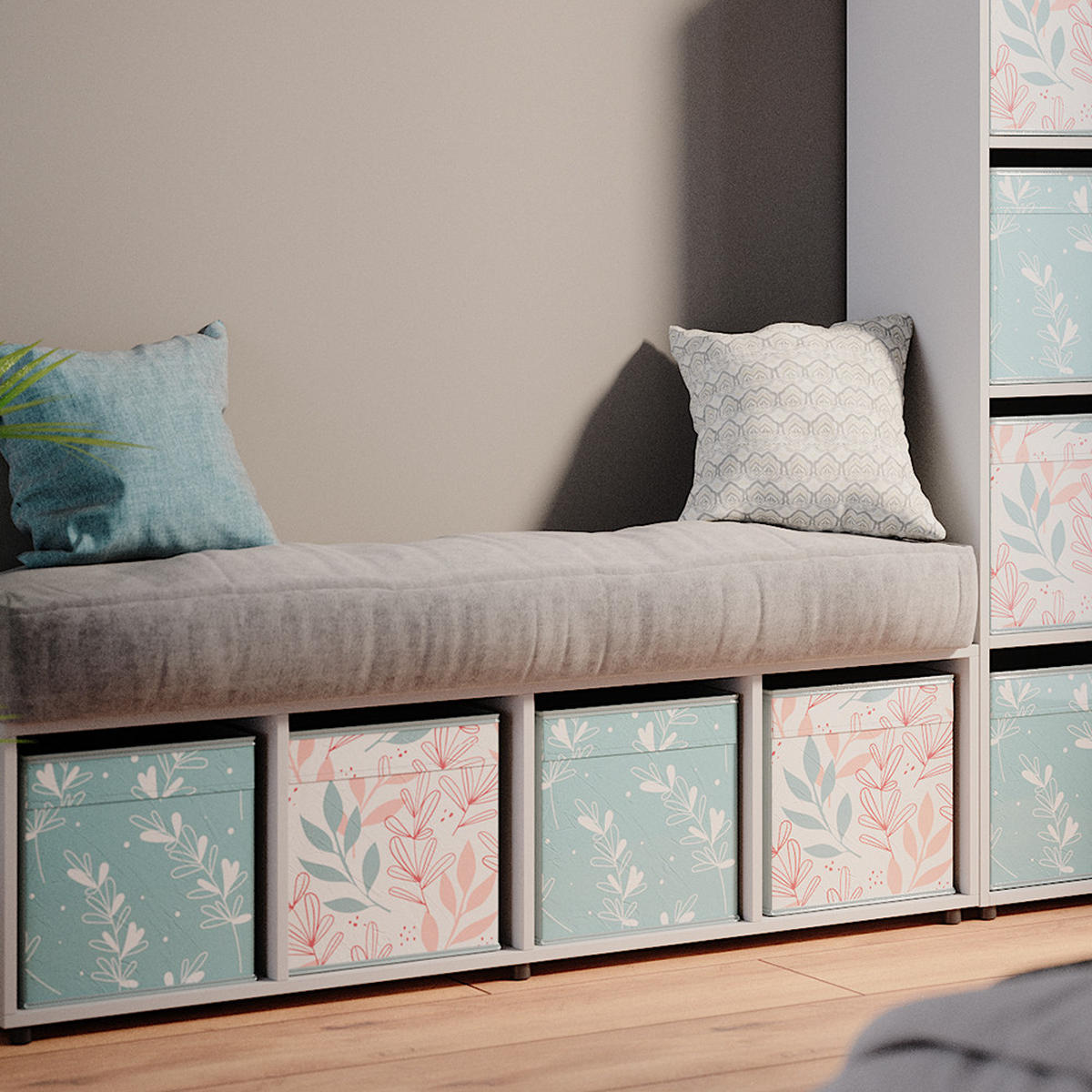 DĚLICÍ STĚNA Ludus Bílá - bílá, kompozitní dřevo (142.5/36.2/33cm) - Vicco