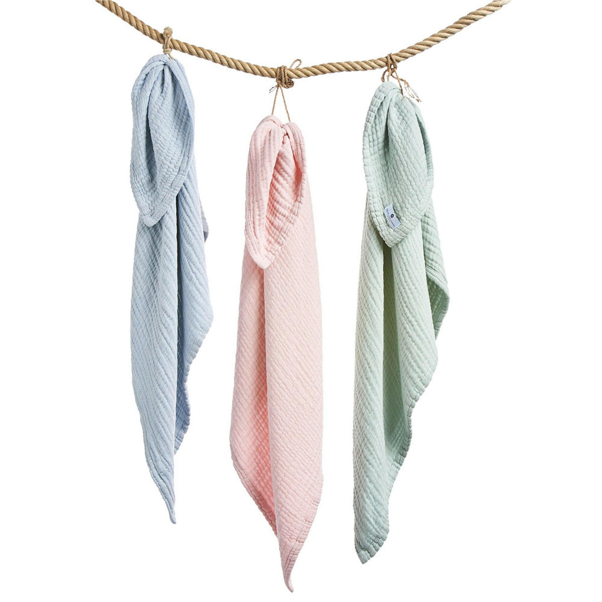 MUSSELINDECKE Rosa - Rosa, Textil (80/80cm) - nordic coast company