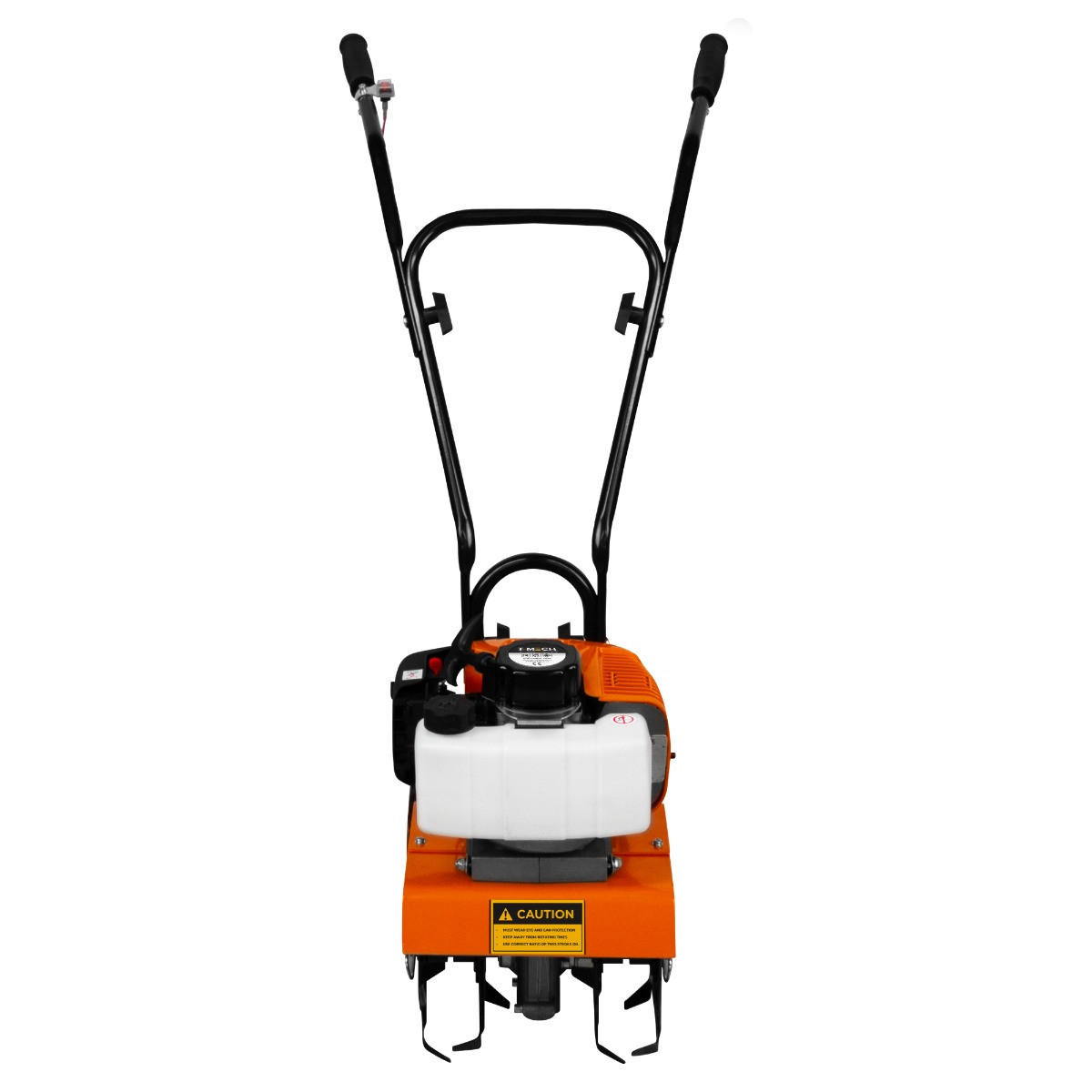 MOTORHACKE GARTENFRÄSE - Orange, Metall (85/95/46cm) - T-Mech