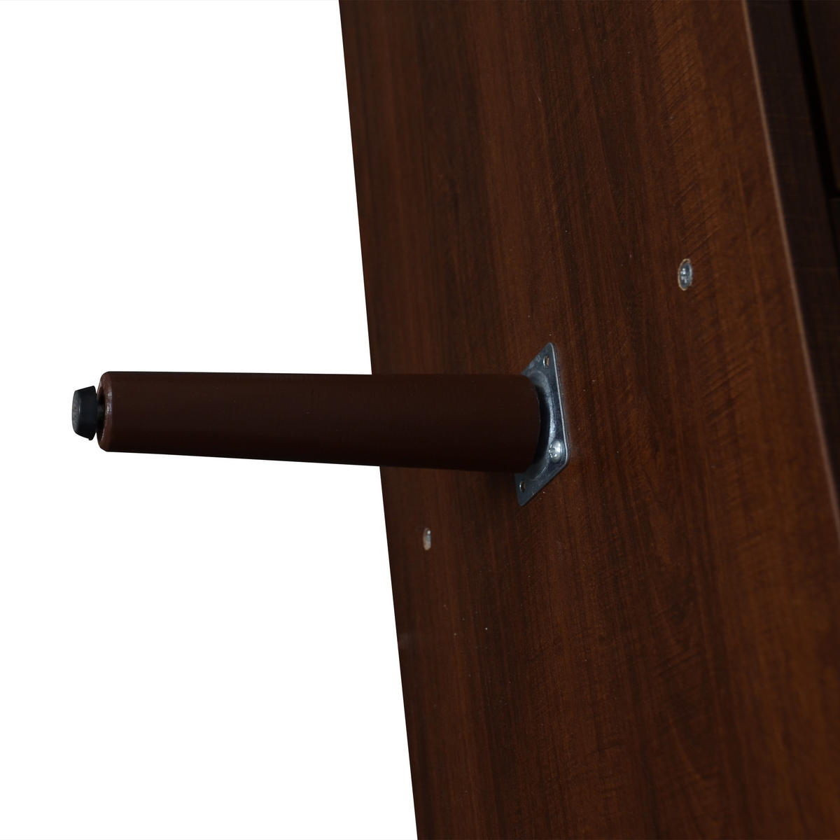 LOWBOARD Retro Rattan-Design, 200/37/49.5cm - Walnussfarben, Holzwerkstoff (200/49.5/37cm) - Urban Meuble