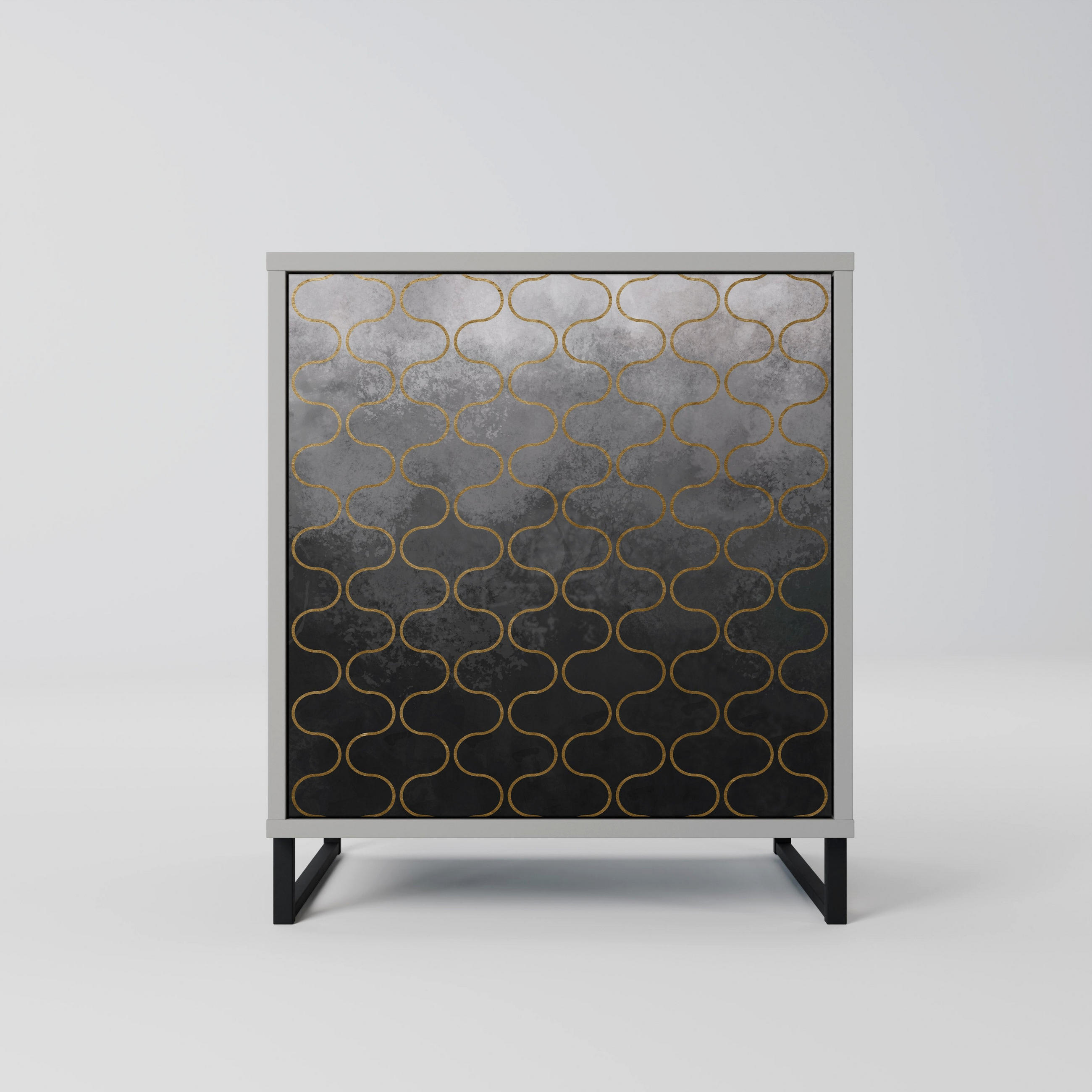 SpaceRebels Sideboard Grau 57.5x67.5x42 cm