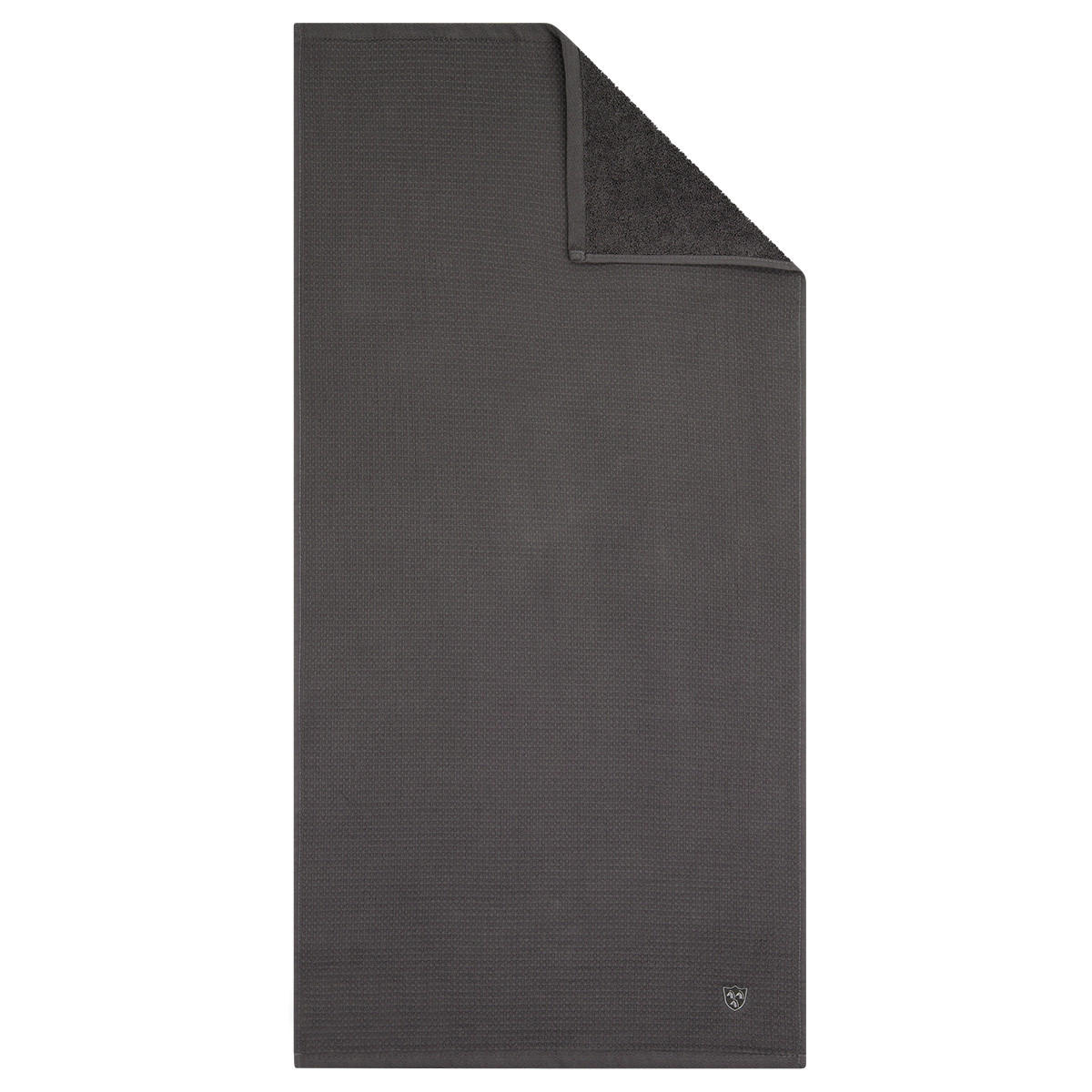 HANDTUCH Pique 4er-Set - Dunkelgrau, Textil (50/100cm) - Ross