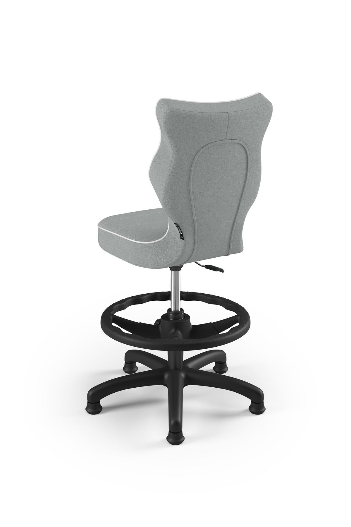 KINDERSTUHL Petit mit Fußstütze - Weiß/Grau, Textil (66/90/66cm) - RAUMHIRSCH FURNITURE