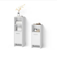 BADMÖBEL-SET Amalfi Weiß 2 Teile - Weiß, Holzwerkstoff (33.8/108.2/26.3cm) - Livinity®