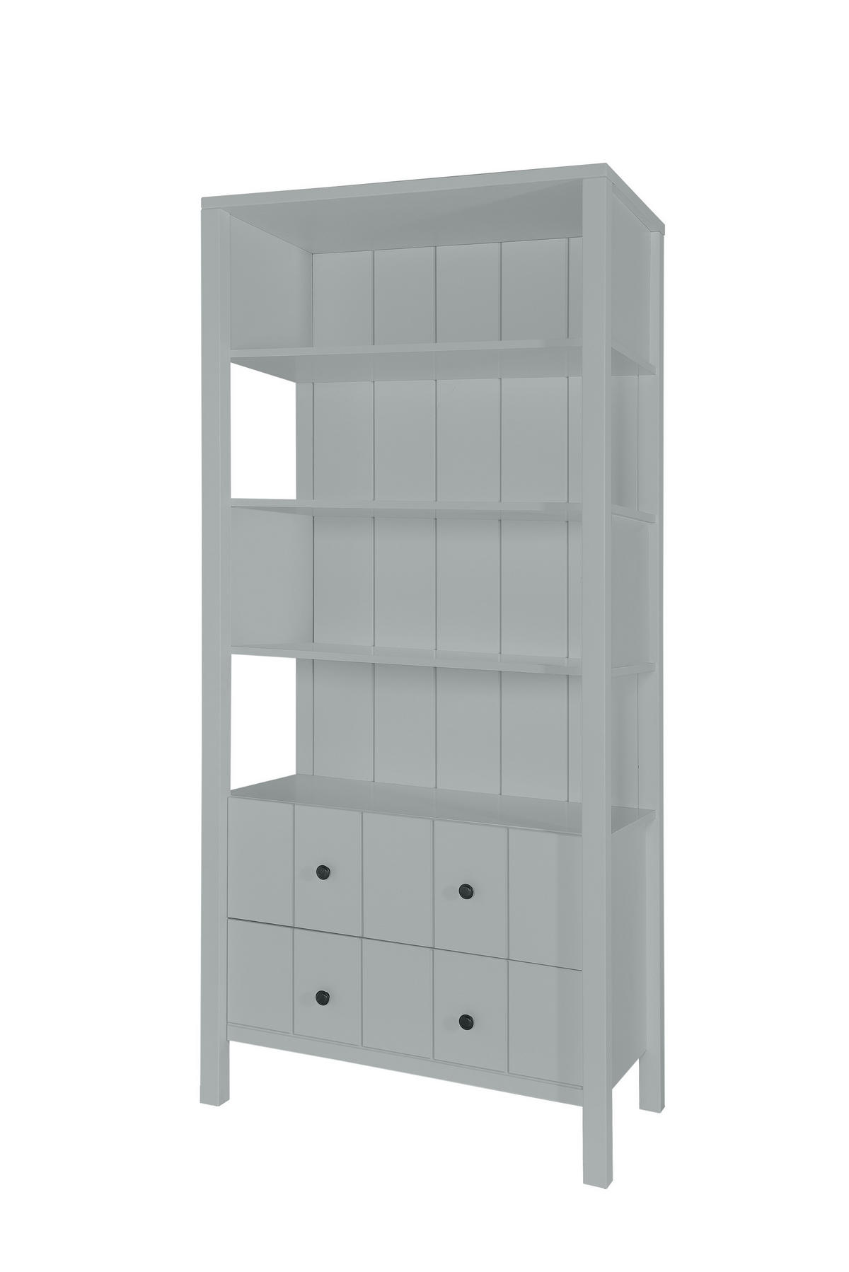 KINDERREGAL Allpin - Grau, Holzwerkstoff (86.6/190/46cm) - RAUMHIRSCH FURNITURE