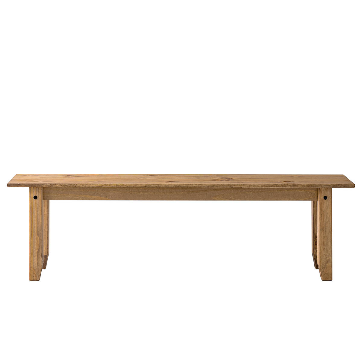 SITZBANK Finca Rustica - Kiefer massiv - Kiefer Natur - Kieferfarben, Holz (160/45/35cm) - home24