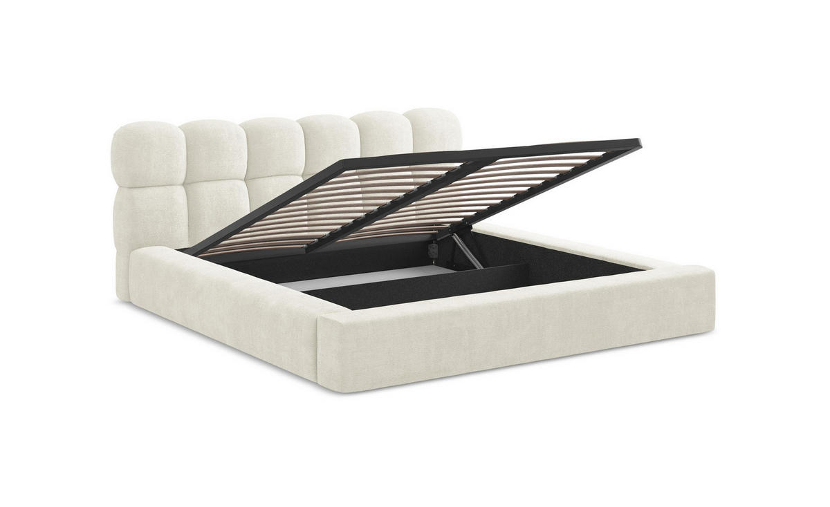 ECKSOFA mit Schlaffunktion rechts Chenille Stoff Pink - Pink/Koralle, Kunststoff/Textil (210/149cm) - Makamii