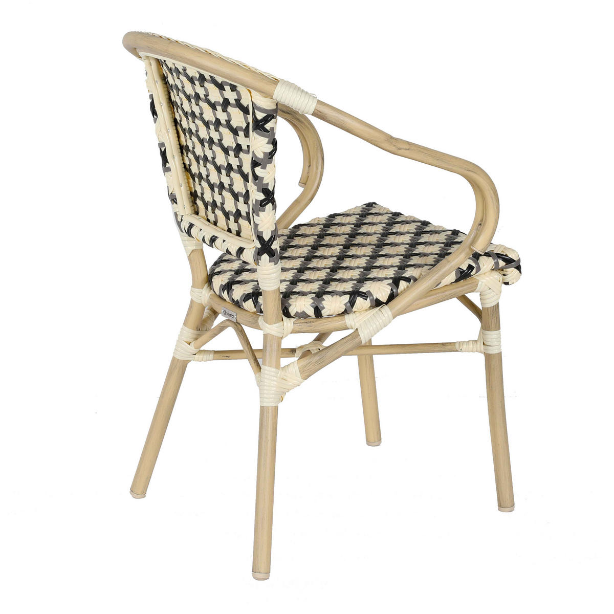 GARTENSTUHL, Schwarz - Schwarz, Holz (60/82/57cm) - Oviala