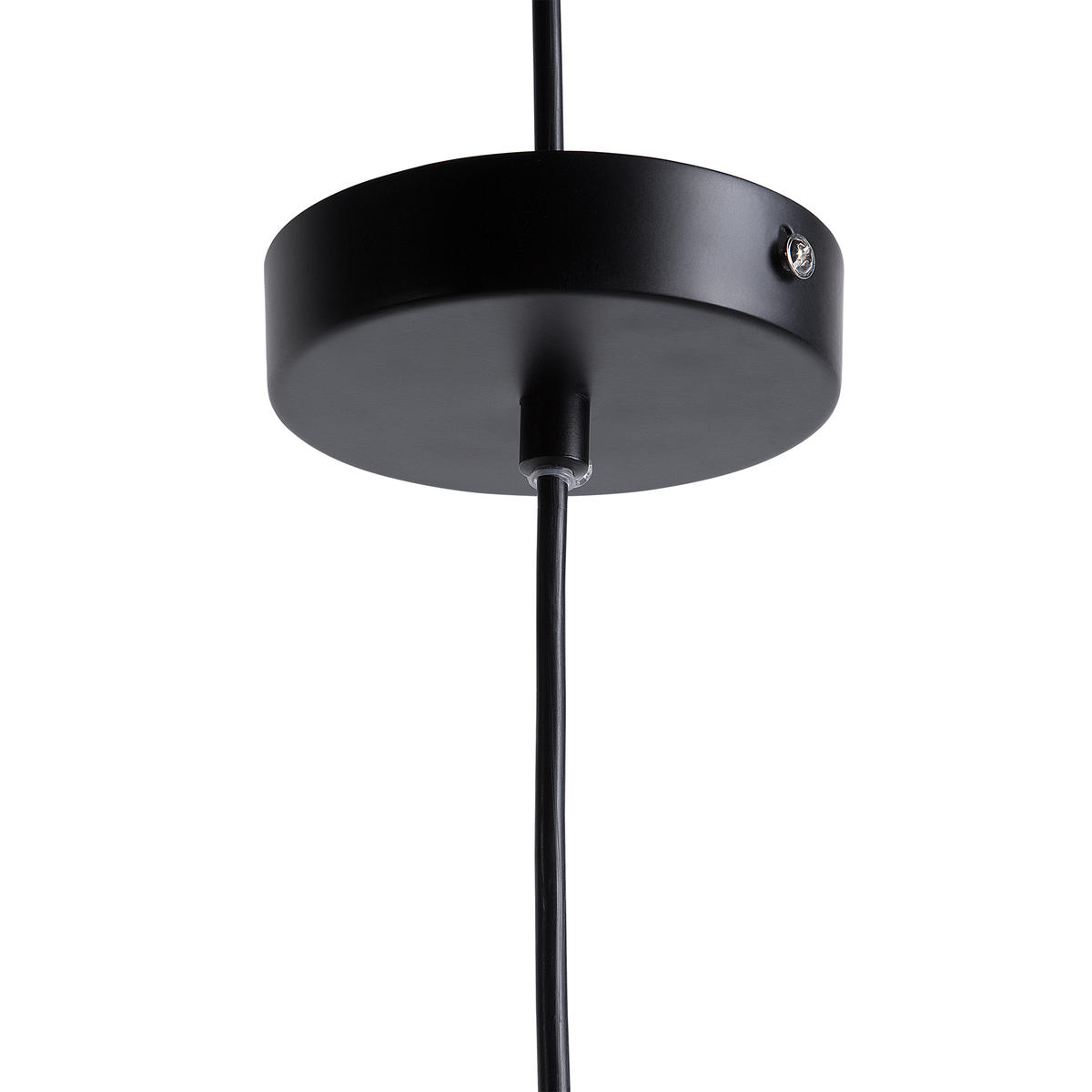 HÄNGELEUCHTE Tordino 38/38/115 cm - Schwarz, Metall (38/38/115cm) - Beliani