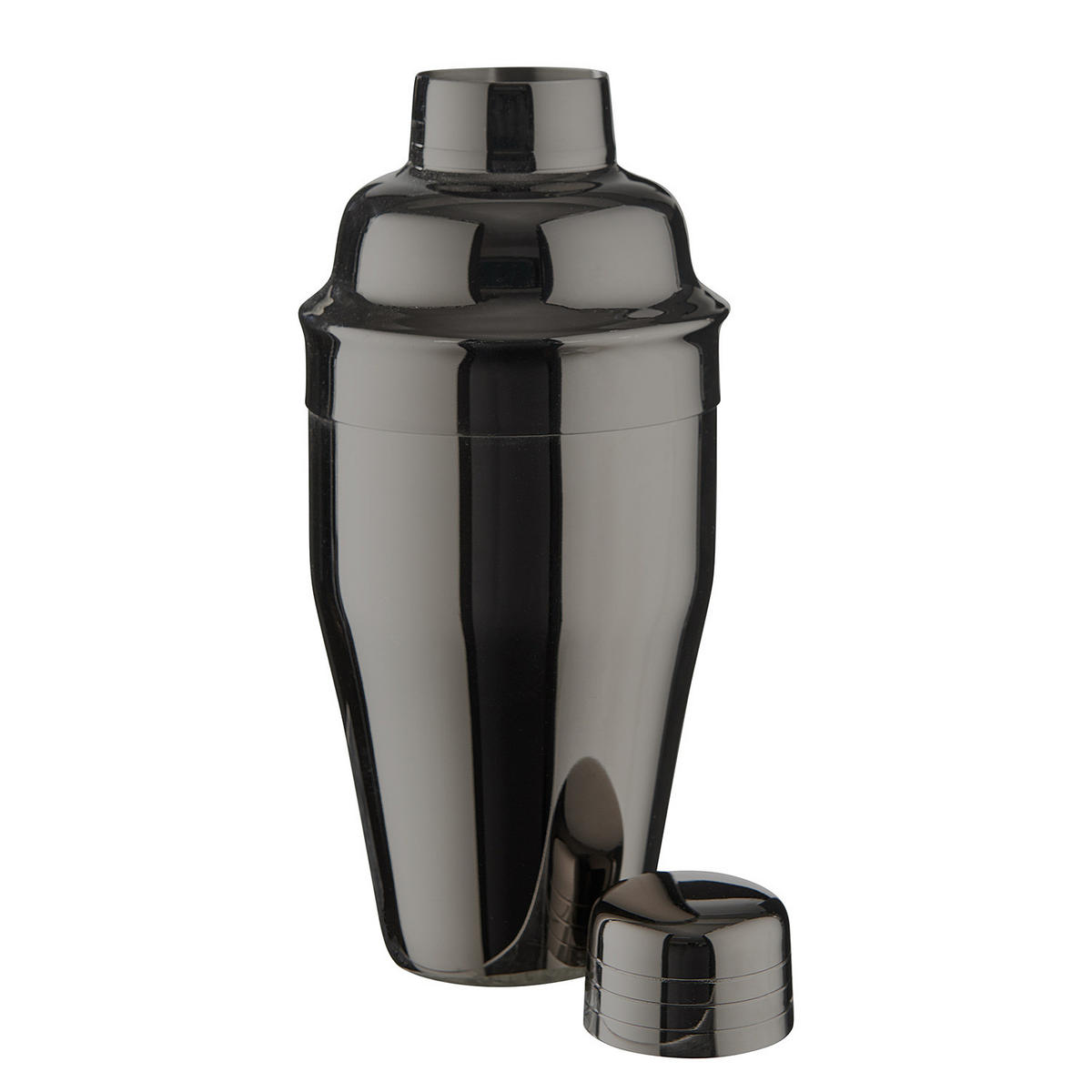 COCKTAILSHAKER (6er Set) Manhattan - Silberfarben, Metall (9/21/9cm) - Butlers