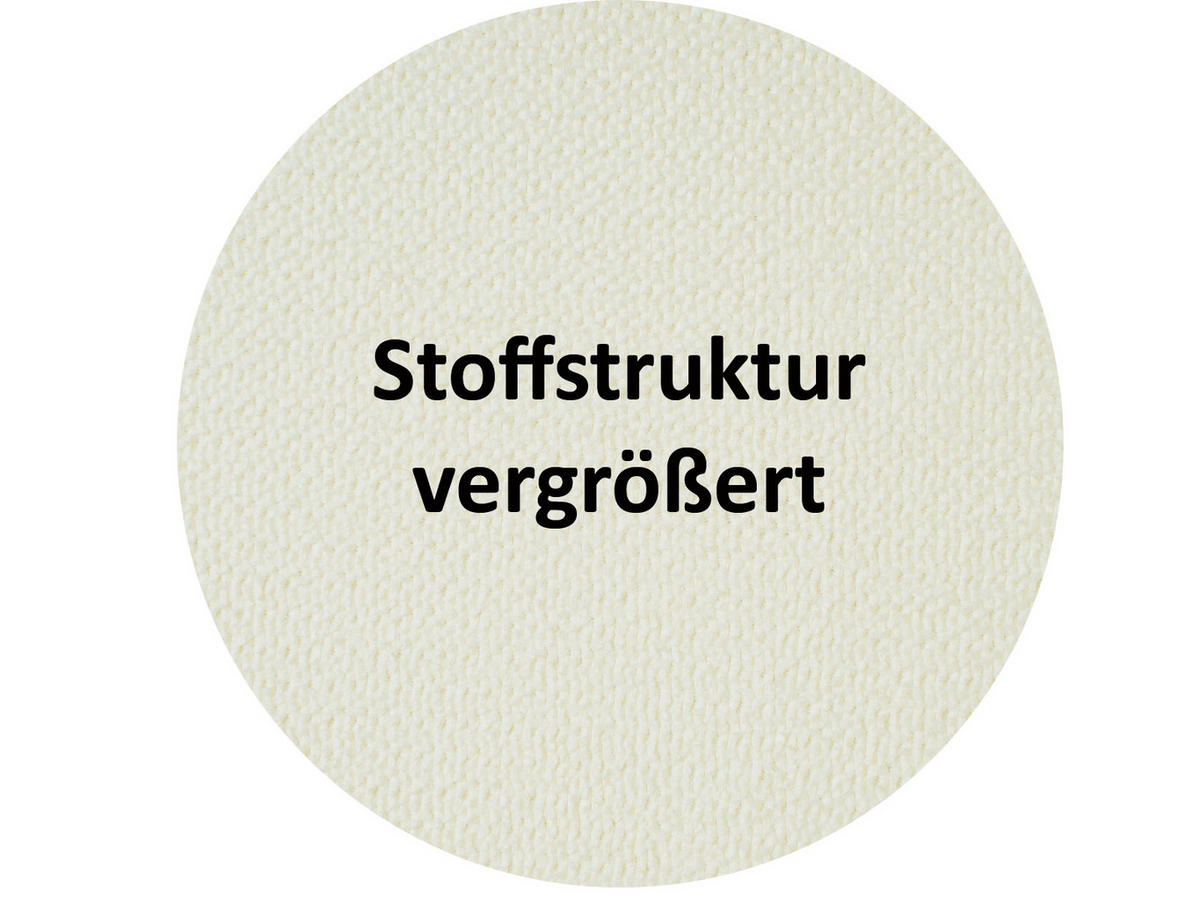 XL-NACKENROLLENHÜLLE FarbTon Chenille-Haptik sahne-weiß 70/25 cm - Ecru, Textil (25/70cm) - beties Heimtextil