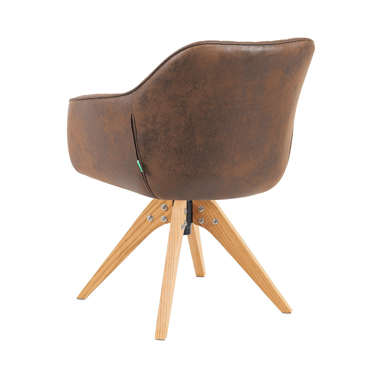 ARMLEHNSTUHL Mika-Finn 2er-Set - Honigeiche/Braun, Eichenholz/Holz (60/82/61cm) - DUBI Möbel