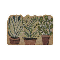 FUSSMATTE Naturfarben 40/60 cm Anamudi - Naturfarben, Naturmaterialien (60/40cm) - Beliani