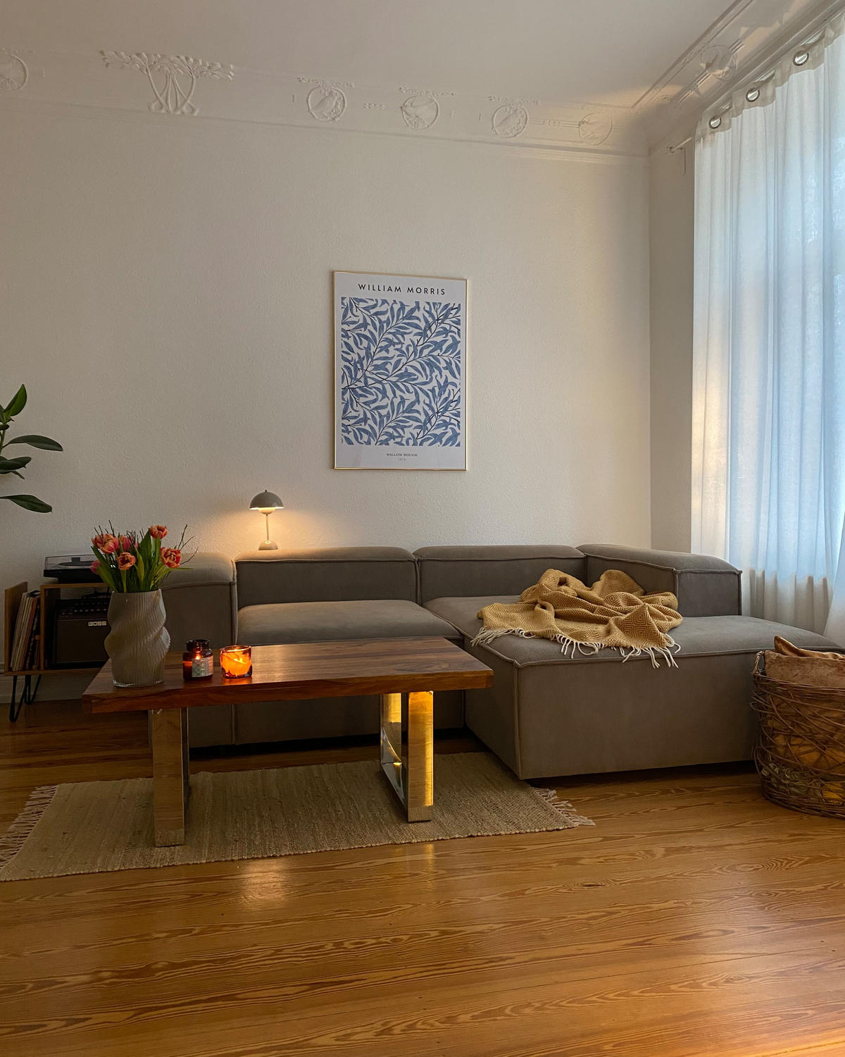 ČALOUNĚNÉ LEHÁTKO CHAISE LONGUE LEVOSTRANNÉ Manšestr Světle hnědé Ardal - černá/hnědá, textil (119/68/180cm) - Beliani