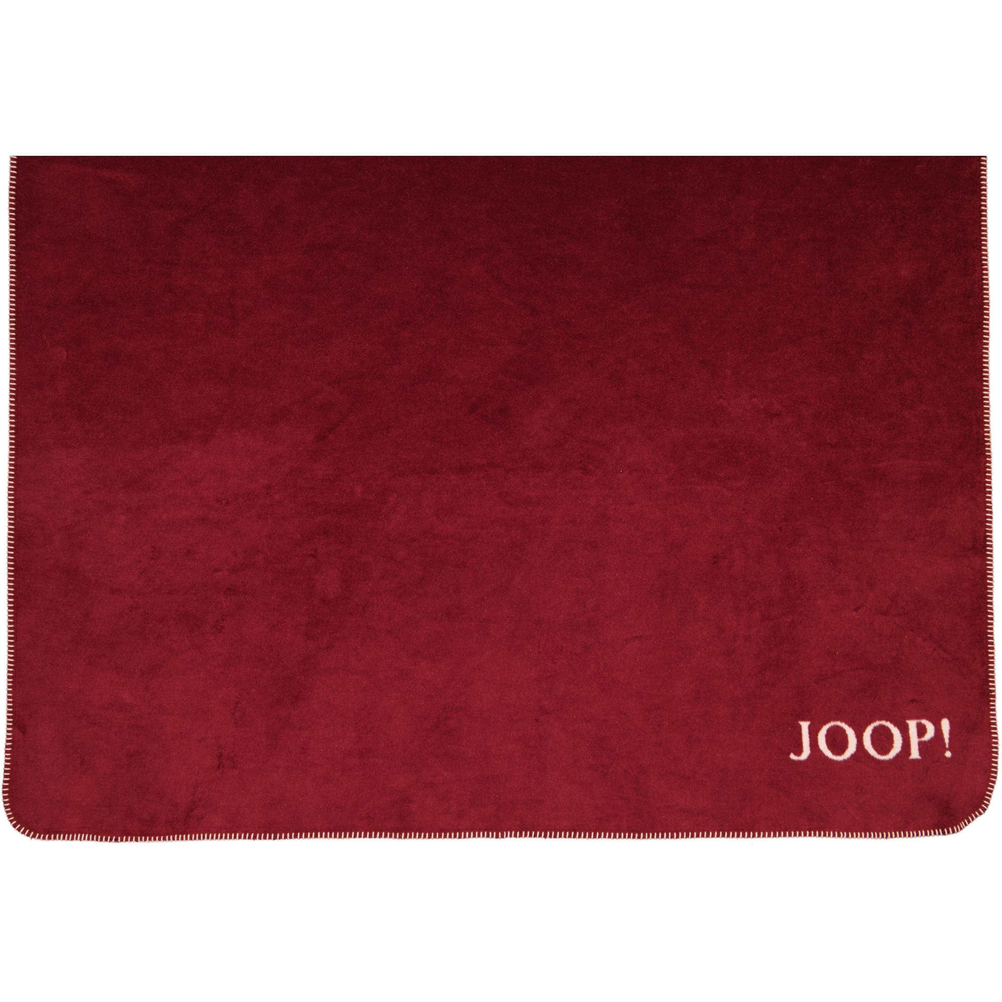 WOHNDECKEN UNI-DOUBLEFACE ROUGE - Rot, Textil (150/200cm) - Joop!