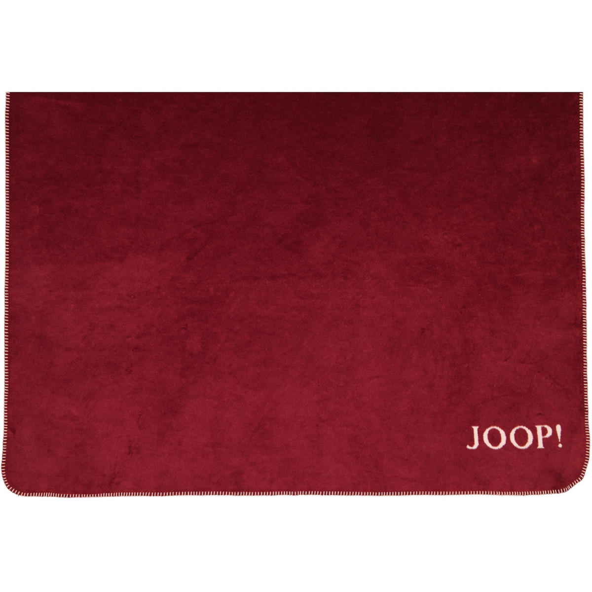 WOHNDECKEN UNI-DOUBLEFACE ROUGE - Rot, Textil (150/200cm) - Joop!