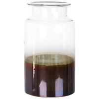 BLUMENVASE Glas bunt Bhature - Multicolor, Glas (30cm) - Beliani