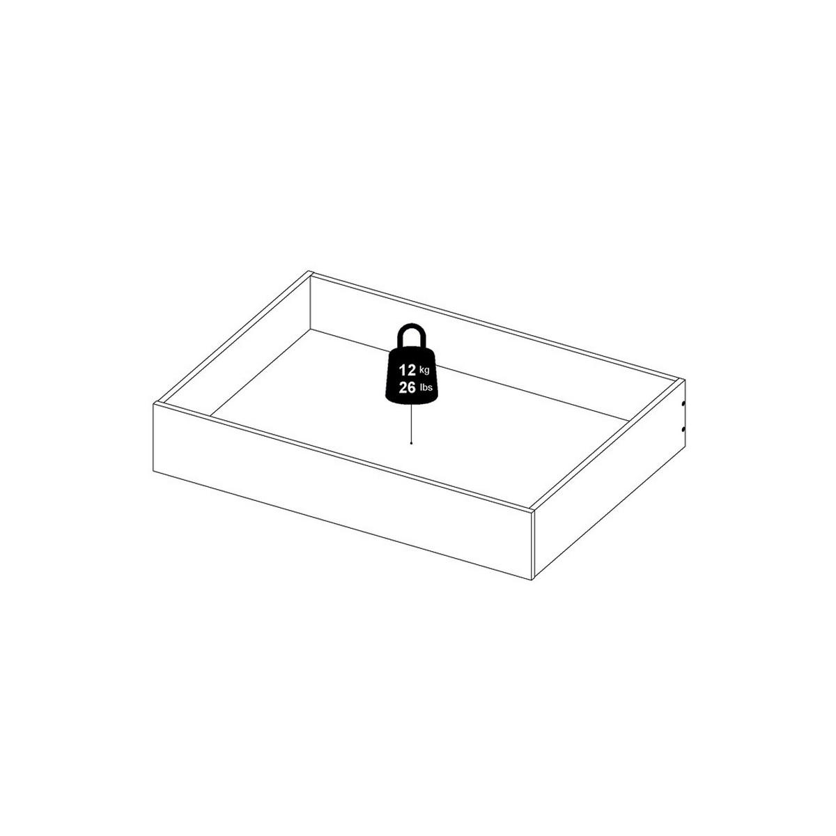 BETTSCHUBLADE, Nada, Braun, Spanplatte foliert, 94 x 67 x 18 cm - Braun, Holzwerkstoff - ebuy24
