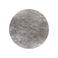 TEPPICH VALLEY Hellgrau Rund 160/160 cm - Hellgrau, Textil (160/160cm) - Tapiso